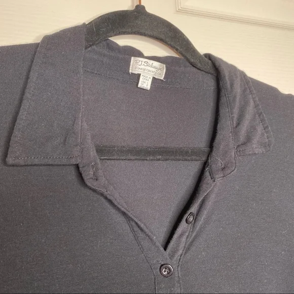 PJ Salvage Modal Basics Nightshirt in Black Size Medium - Picture 3 of 8